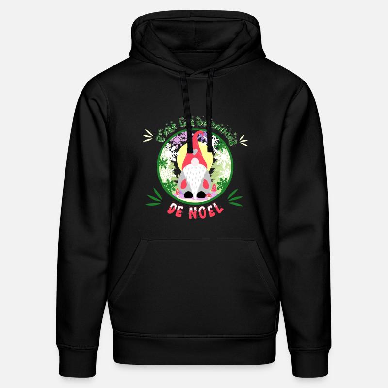 c'est les vacances de noël - Sweat à capuche bio DRUMMER Stanley/Stella Unisexe - noir