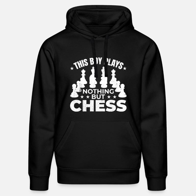 Schachjunge - Stanley/Stella Unisex Bio-Hoodie DRUMMER  - Schwarz