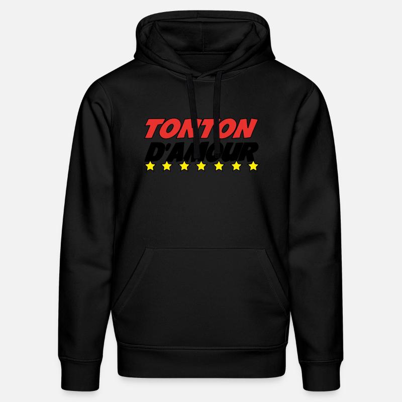 Onkel der Liebe - Stanley/Stella Unisex Bio-Hoodie DRUMMER  - Schwarz