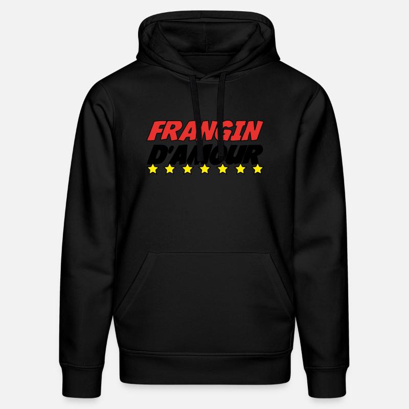 BRUDER DER LIEBE - Stanley/Stella Unisex Bio-Hoodie DRUMMER  - Schwarz