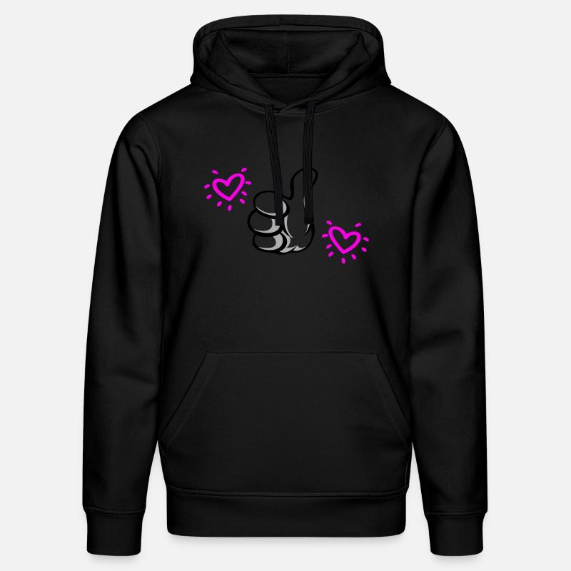 ZUR besten Mutter gewählt - Stanley/Stella Unisex Bio-Hoodie DRUMMER  - Schwarz