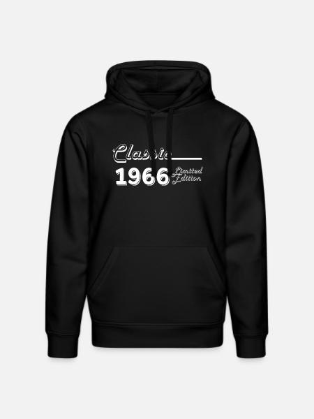Classic 1966 édition limitée - Sweat à capuche bio DRUMMER Stanley/Stella Unisexe - noir