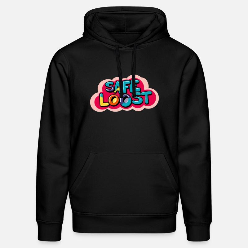 Loost en toute sécurité - Sweat à capuche bio DRUMMER Stanley/Stella Unisexe - noir