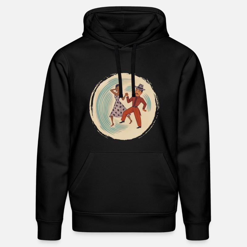 DANCER LOVERS #2 – nette Leute - Stanley/Stella Unisex Bio-Hoodie DRUMMER  - Schwarz