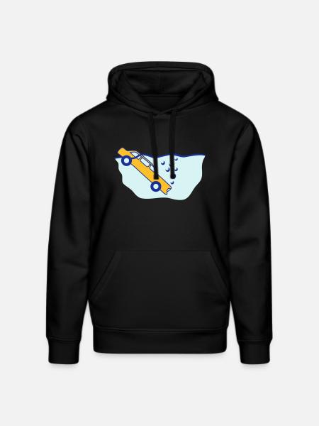 Diving Car - Stanley/Stella Unisex Bio-Hoodie DRUMMER - Schwarz