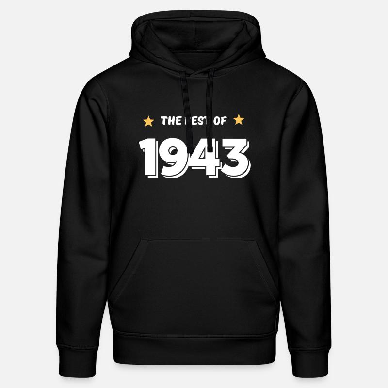 Das Beste von 1943 - Stanley/Stella Unisex Bio-Hoodie DRUMMER  - Schwarz