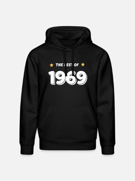Das Beste von 1969 - Stanley/Stella Unisex Bio-Hoodie DRUMMER  - Schwarz