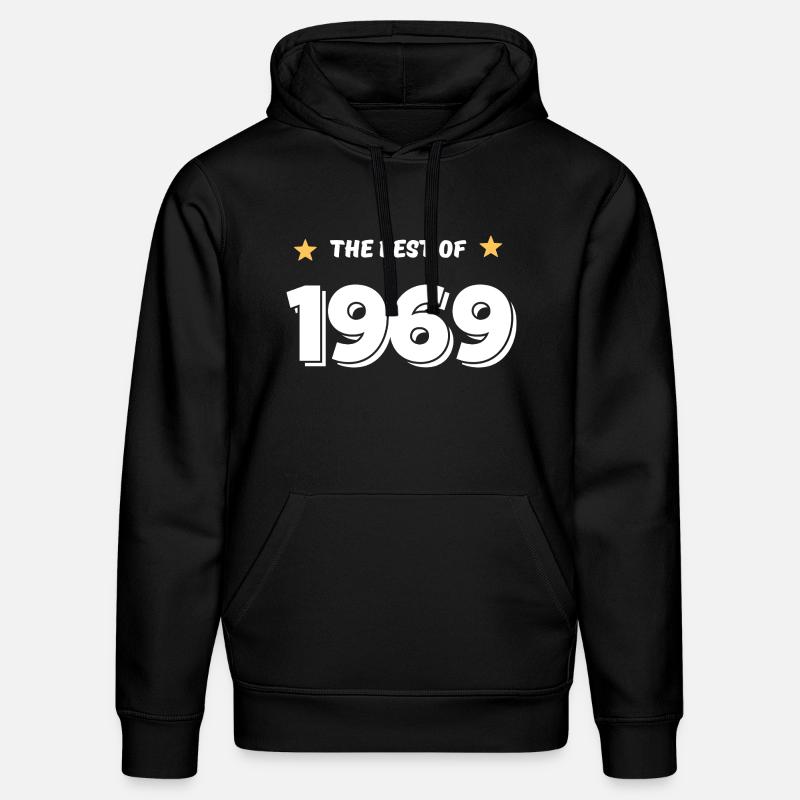 Das Beste von 1969 - Stanley/Stella Unisex Bio-Hoodie DRUMMER  - Schwarz