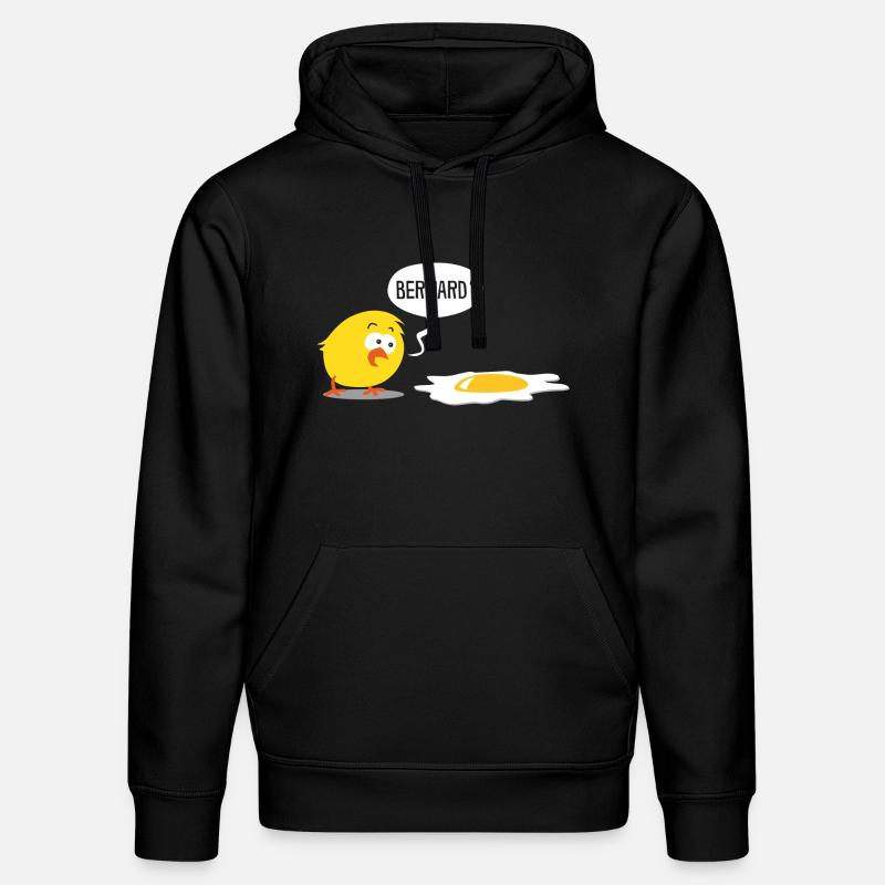 Bernard - Sweat à capuche bio DRUMMER Stanley/Stella Unisexe - noir