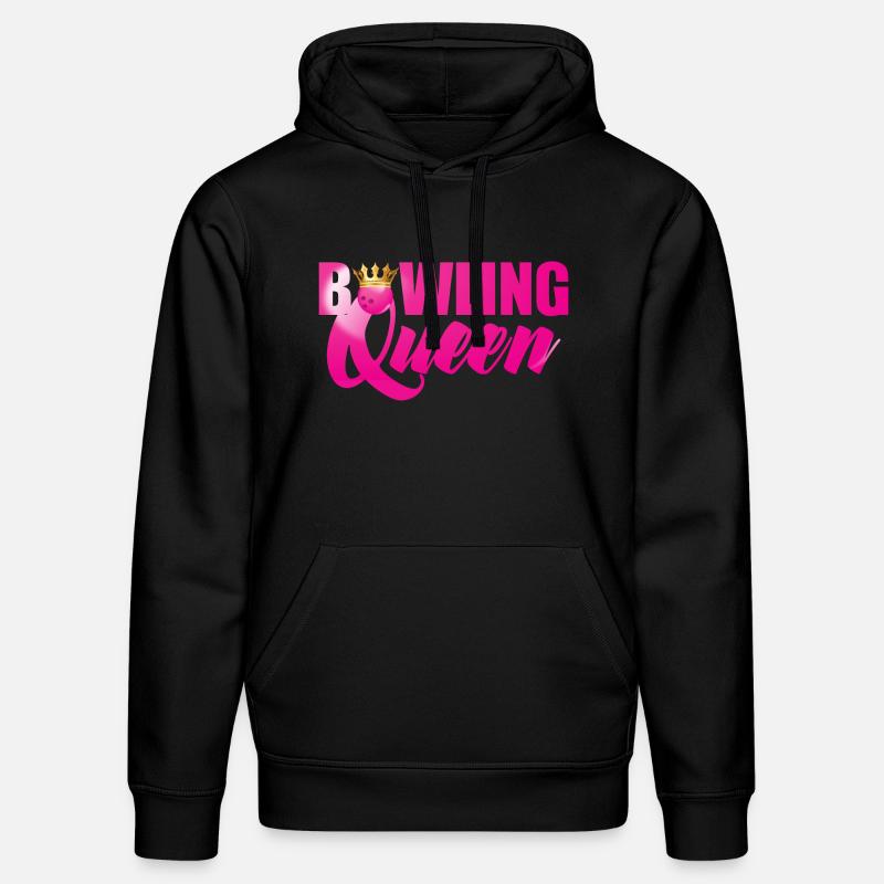 Bowling / Bowler: Bowling Reine - Sweat à capuche bio DRUMMER Stanley/Stella Unisexe - noir