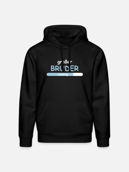 Großer Bruder - Stanley/Stella Unisex Bio-Hoodie DRUMMER  - Schwarz