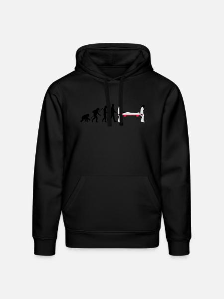 evolution_sanitaeter_09_201602_3c - Stanley/Stella Unisex Bio-Hoodie DRUMMER  - Schwarz
