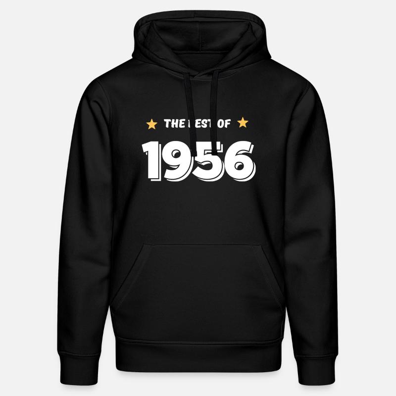 Das Beste von 1956 - Stanley/Stella Unisex Bio-Hoodie DRUMMER  - Schwarz