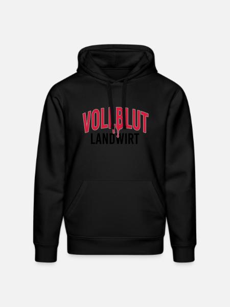 Vollblut Landwirt - Stanley/Stella Unisex Bio-Hoodie DRUMMER  - Schwarz