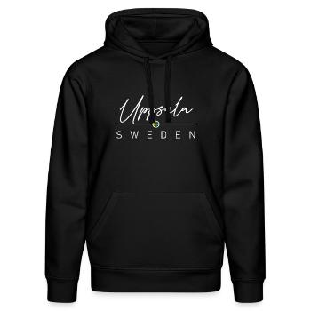 Schweden - Uppsala - Sweden - Sverige - Stanley/Stella Unisex Bio-Hoodie DRUMMER  - Schwarz - Vorne - Marisol (170cm) & Nik (191cm)