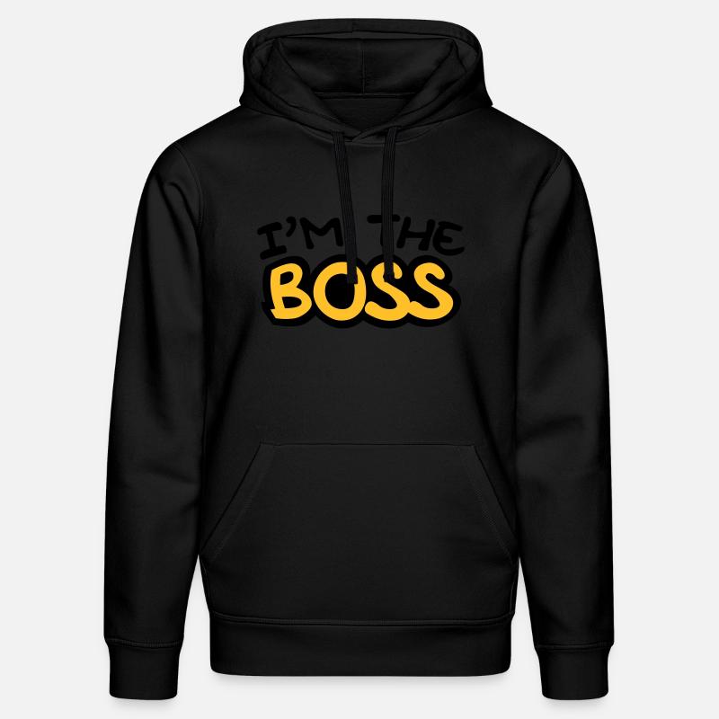 I'm The Boss Comic Style - Sweat à capuche bio DRUMMER Stanley/Stella Unisexe - noir