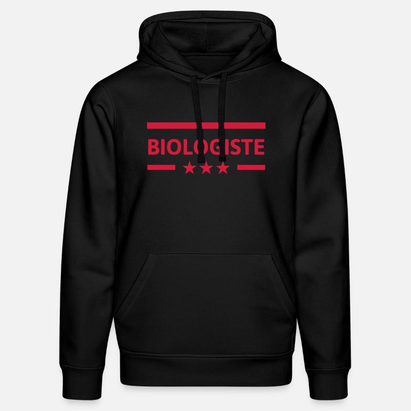 biologie / biologiste / sciences / nature - Sweat à capuche bio DRUMMER Stanley/Stella Unisexe - noir