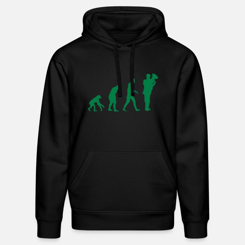 tuba evolution - Stanley/Stella Unisex Bio-Hoodie DRUMMER  - Schwarz