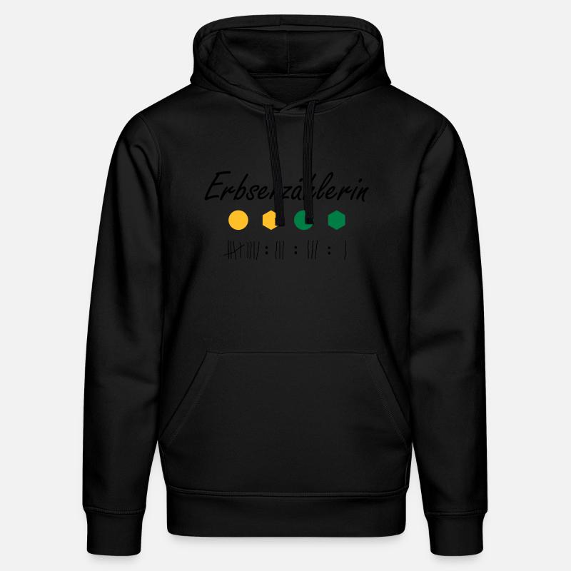 Erbsenzählerin - Stanley/Stella Unisex Bio-Hoodie DRUMMER  - Schwarz