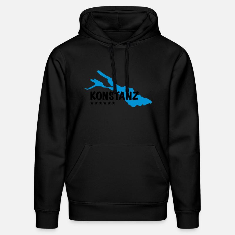 Lac de Constance - Sweat à capuche bio DRUMMER Stanley/Stella Unisexe - noir