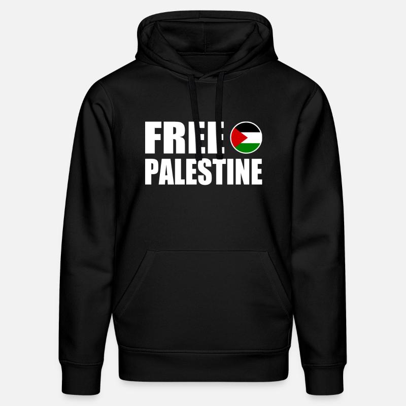 Free palestine - Sweat à capuche bio DRUMMER Stanley/Stella Unisexe - noir
