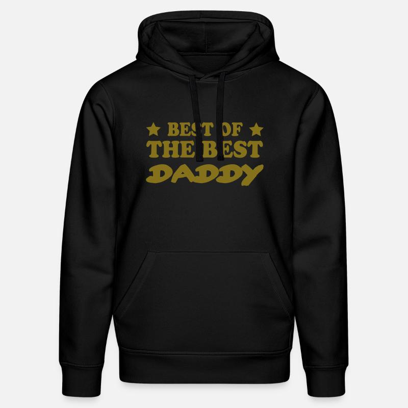 DADDY PAPA DAD - Sweat à capuche bio DRUMMER Stanley/Stella Unisexe - noir
