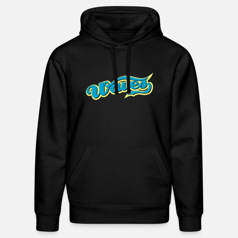 waves - Stanley/Stella Unisex Bio-Hoodie DRUMMER  - Schwarz
