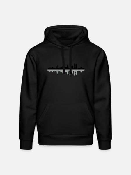 Skyline München - Stanley/Stella Unisex Bio-Hoodie DRUMMER - Schwarz
