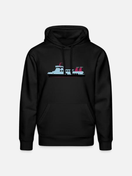 schiff - Stanley/Stella Unisex Bio-Hoodie DRUMMER - Schwarz