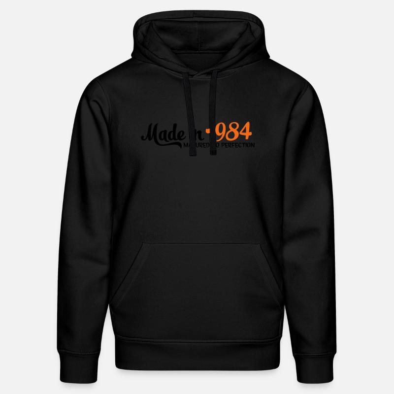 1984 - Sweat à capuche bio DRUMMER Stanley/Stella Unisexe - noir