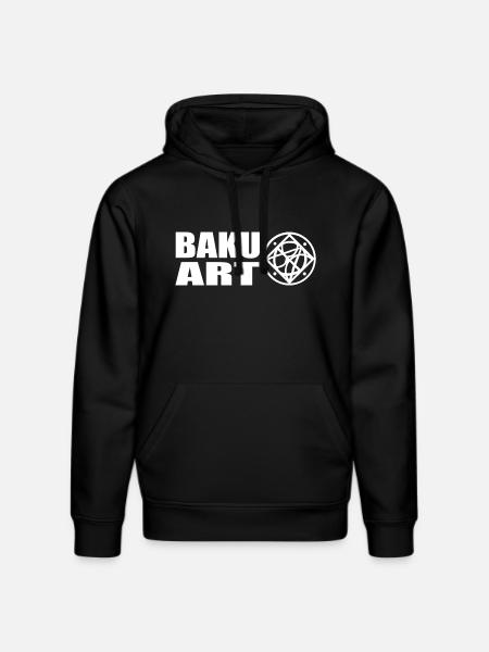 Logo White - Stanley/Stella Unisex Bio-Hoodie DRUMMER  - Schwarz