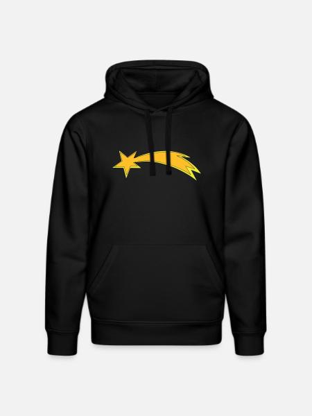 christmas star - Stanley/Stella Unisex Bio-Hoodie DRUMMER - Schwarz
