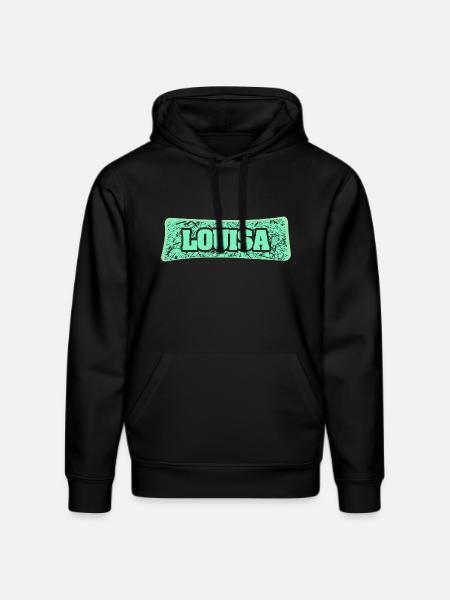 Louisa - Stanley/Stella Unisex Bio-Hoodie DRUMMER - Schwarz