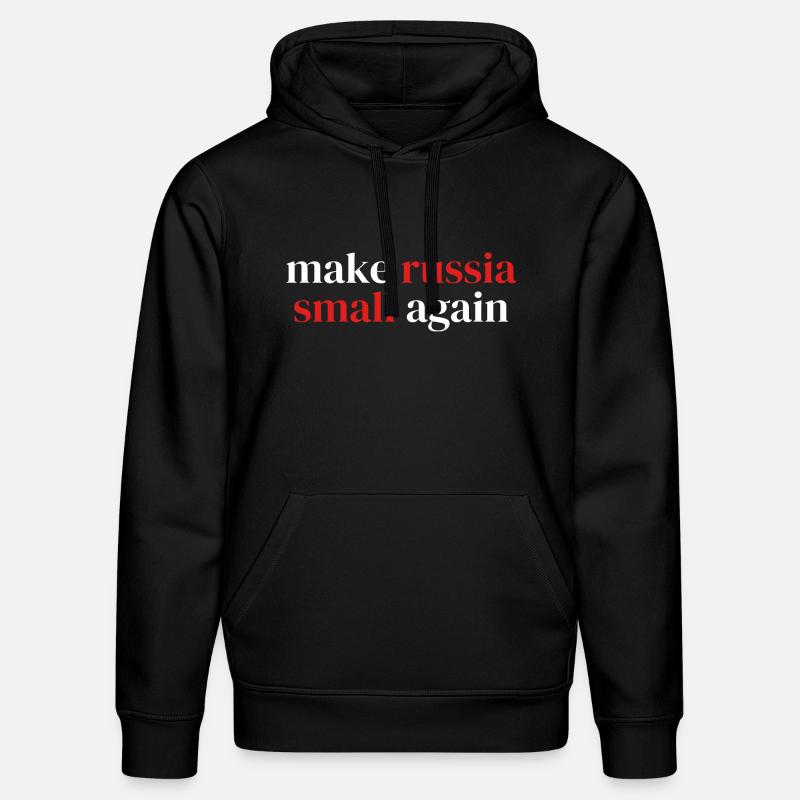 make russia small again - Stanley/Stella Unisex Bio-Hoodie DRUMMER  - Schwarz