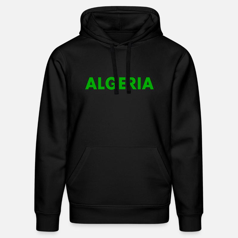 Algérie - Sweat à capuche bio DRUMMER Stanley/Stella Unisexe - noir