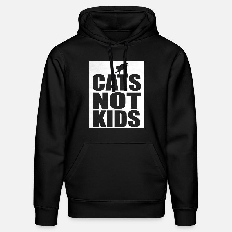 Chats de chats - Sweat à capuche bio DRUMMER Stanley/Stella Unisexe - noir