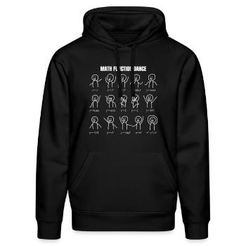Mathematik - Stanley/Stella Unisex Bio-Hoodie DRUMMER  - Schwarz - Vorne - Marisol (170cm) & Nik (191cm)