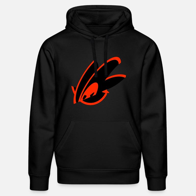 igel design - Sweat à capuche bio DRUMMER Stanley/Stella Unisexe - noir