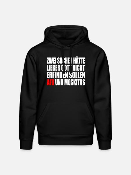 Against the right - Stanley/Stella DRUMMER Unisex Organic Hoodie - black
