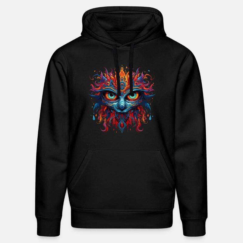 Masque de Mysticisme - Sweat à capuche bio DRUMMER Stanley/Stella Unisexe - noir