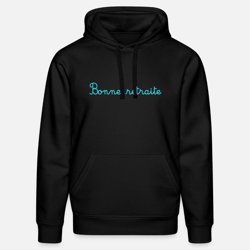 RETRAITE. RETRAITE. RETRAITEE. RETRAITE - Sweat à capuche bio DRUMMER Stanley/Stella Unisexe - noir