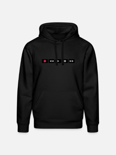 Oldschool Videocontrol - Stanley/Stella Unisex Bio-Hoodie DRUMMER - Schwarz