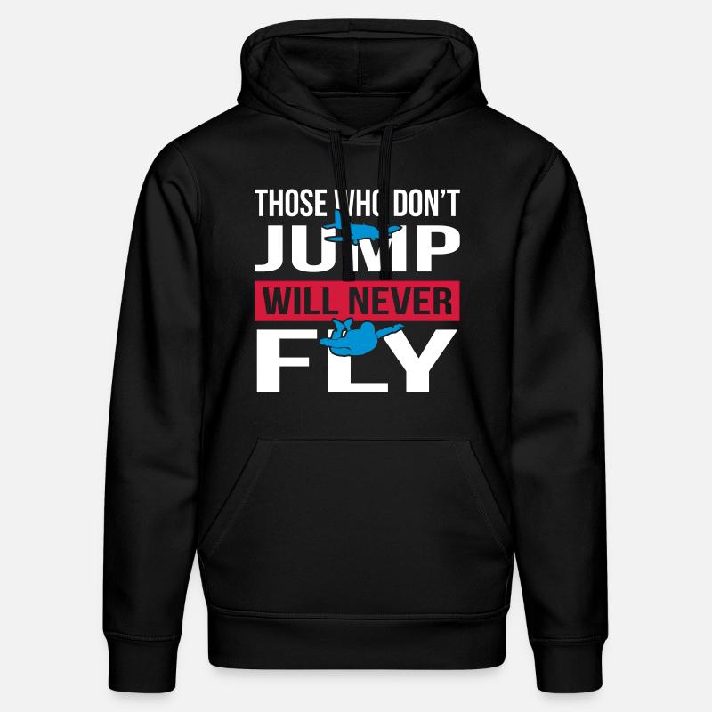 Volera jamais Skydive - Sweat à capuche bio DRUMMER Stanley/Stella Unisexe - noir