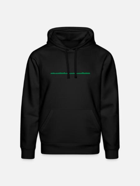 hills - Stanley/Stella DRUMMER Unisex Organic Hoodie - black