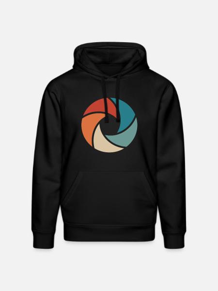 camera - Stanley/Stella DRUMMER Unisex Organic Hoodie - black