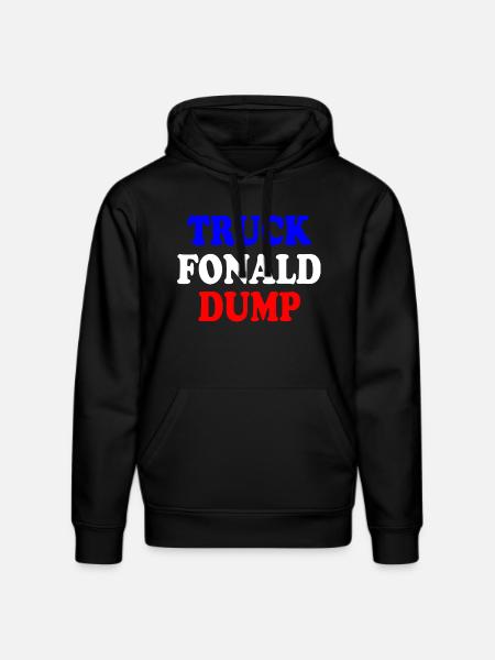 truck fonald dump - Stanley/Stella DRUMMER Unisex Organic Hoodie - black