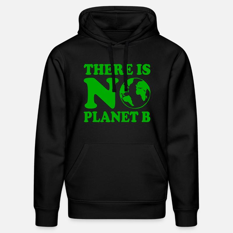 There is no planet b - Stanley/Stella Unisex Bio-Hoodie DRUMMER  - Schwarz