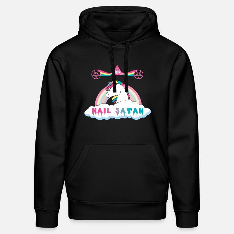 Hagel Satan Einhorn - Stanley/Stella Unisex Bio-Hoodie DRUMMER - Schwarz