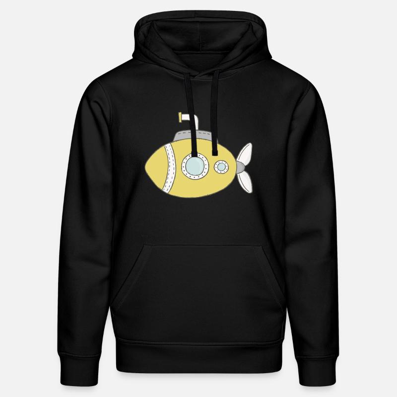 sous-marin - Sweat à capuche bio DRUMMER Stanley/Stella Unisexe - noir