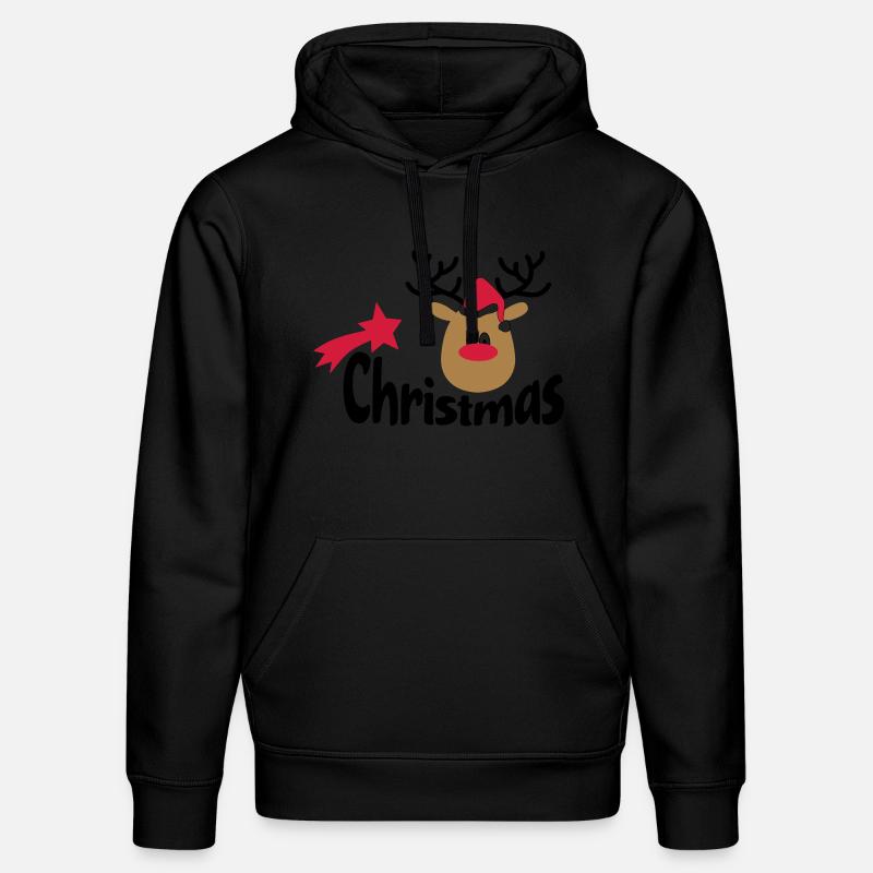 Weihnachten - Stanley/Stella Unisex Bio-Hoodie DRUMMER - Schwarz